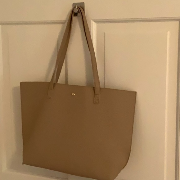Beige tote bag with inside pocket - Picture 1 of 1